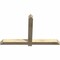 Ekena Millwork Eugene Rough Sawn Timber Gable Bracket, Douglas Fir, 60"W x 38"H x 4"D x 4"F, 15/12 Pitch GBW060X38X0404EUG00RDF - alternate 3